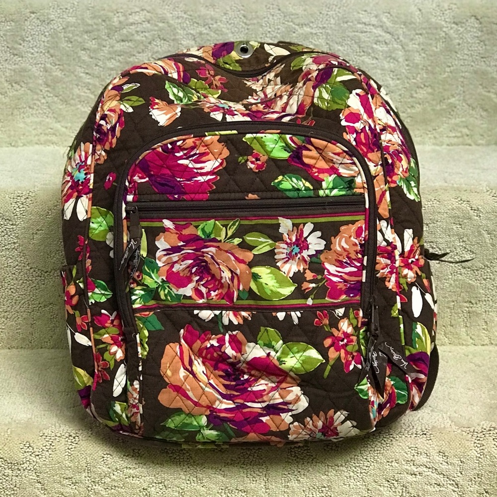 Vera Bradley Backpack- English Rose Pattern
